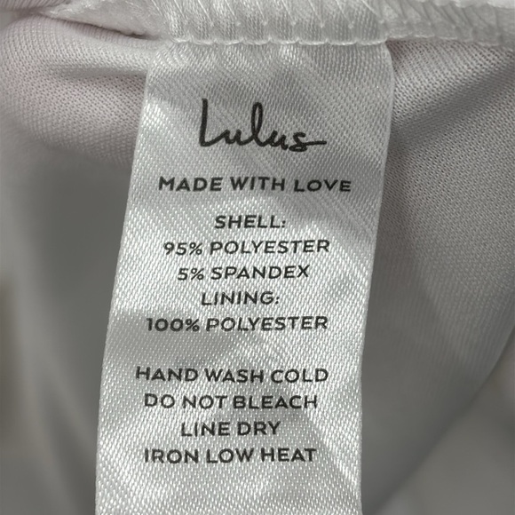 Lulus Infinite Glory White Maxi Dress size Large NWT - Picture 8 of 13